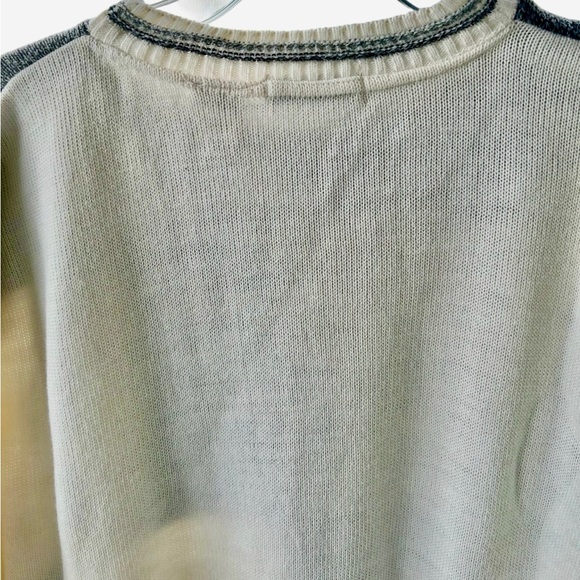 Vintage Bachrach Black and White Patchwork Sweater - Picture 4 of 6